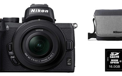 Promo !!!   Nikon Z50 + 16-50mm + carte sd 16Go + sac Nikon   au prix de 999€ jusqu’au 23/12 !!!