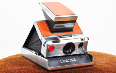 Polaroid SX-70 Land Camera – Chrome Brown