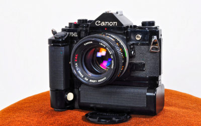 Canon A1 + 50mm f/1,4 SSC + Moteur