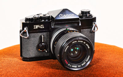 Canon F1 avec 35mm f/2  S.S.C.  FD