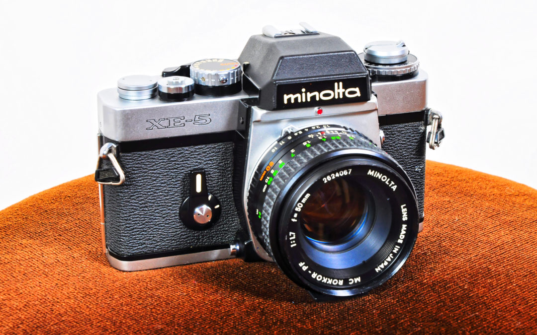 Minolta XE-5 avec 50mm f/1,7